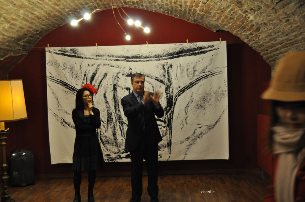  Personale di Chen Li - Opere 1997-2014, Libreria Antiquaria Dentis, 2014, inaugurazione